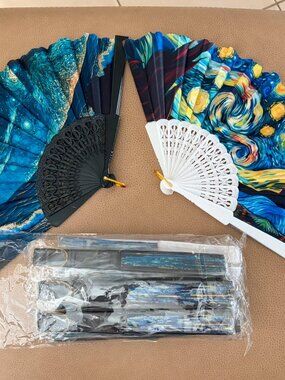 Reseller Bundle of 12 Folding Fans